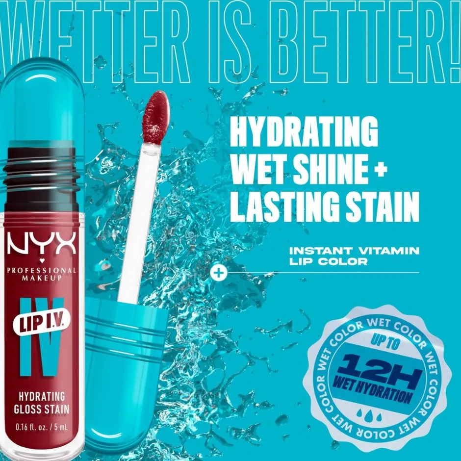 Lip IV 08 Drippin' In Rose Hydraterende Lipgloss|NYX Professional Makeup Discount