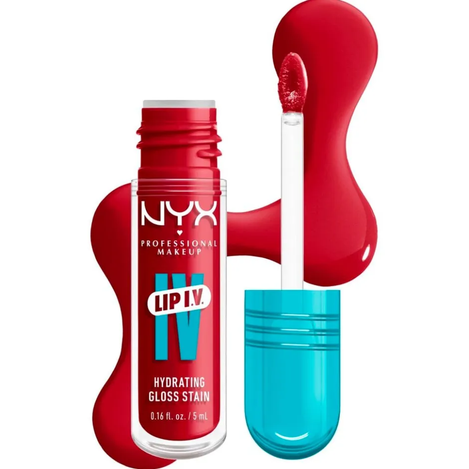 NYX Professional Makeup Lip IV 11 Red-y.Set.Wet Hydraterende Lipgloss< Lipmake-Up