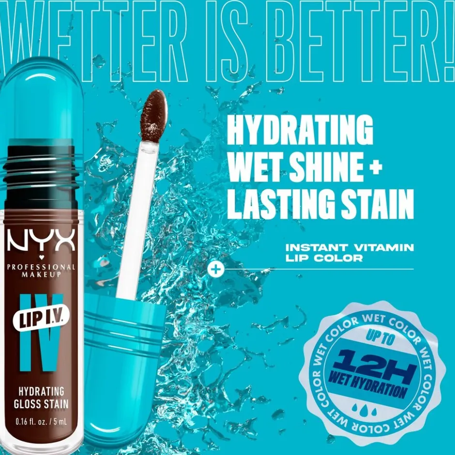 Lip IV 06 Espresso Soak Hydraterende Lipgloss|NYX Professional Makeup