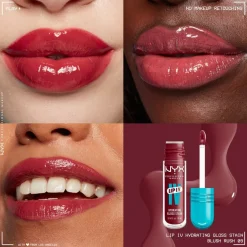 NYX Professional Makeup Lip IV 09 Blush Rush Hydraterende Lipgloss< Lipmake-Up