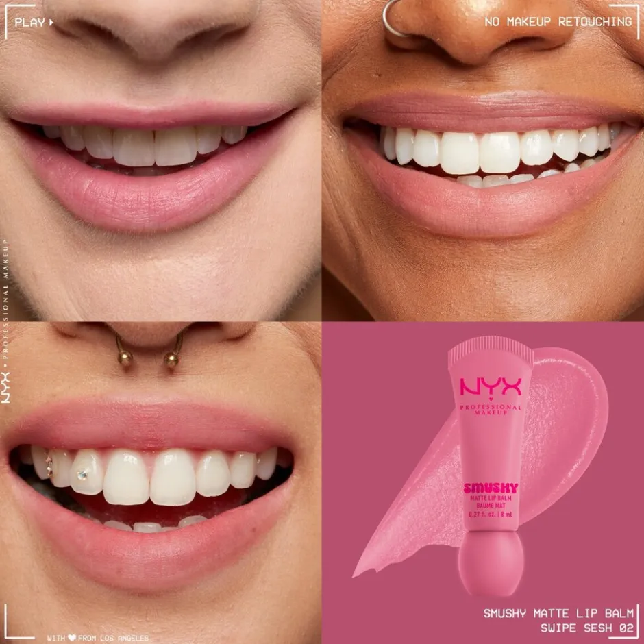 NYX Professional Makeup Smushy 02 Swipe Sesh Matte Lip Balm< Lipmake-Up