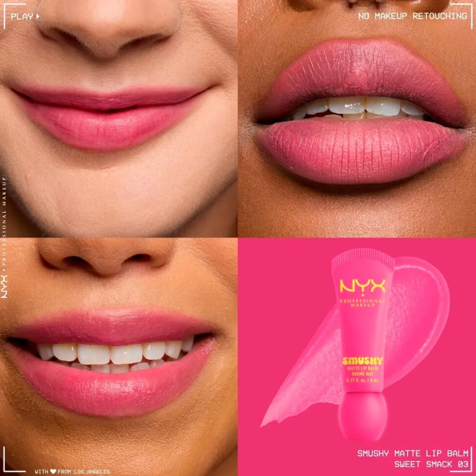 Smushy 03 Sweet Smack Matte Lip Balm|NYX Professional Makeup Outlet