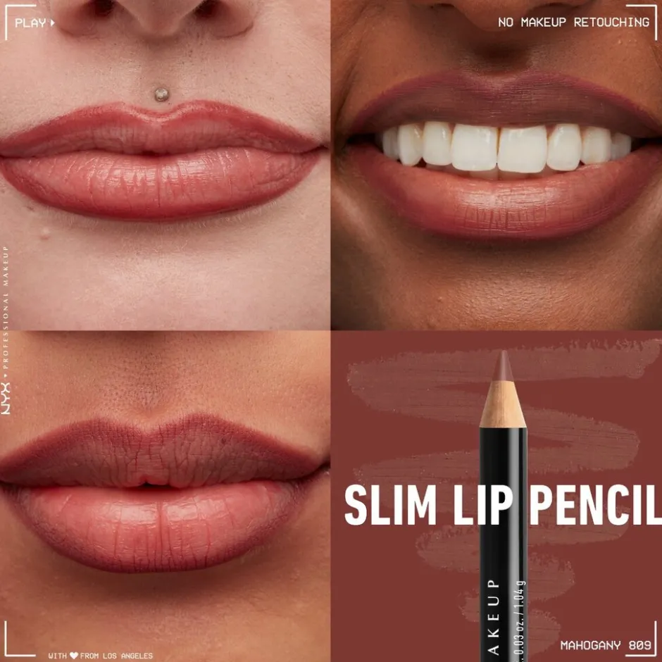 SPL809 Mahogany Slim Lip Pencil|NYX Professional Makeup Clearance