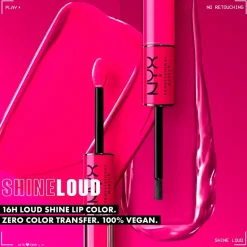NYX Professional Makeup Shine Loud SHLP20 In Charge Lipstick< Lipmake-Up