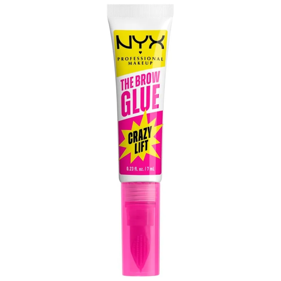NYX Professional Makeup The Brow Glue Crazy Lift Transparant 01 Wenkbrauwgel< Wenkbrauw Make-Up