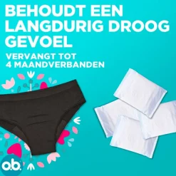 Ob o.b. Herbruikbaar Menstruatieondergoed< Menstruatieondergoed