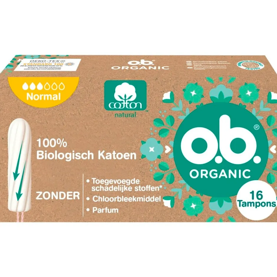 Ob o.b. Organic Cotton Normal Tampons< Tampons