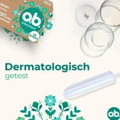 Ob o.b. Organic Cotton Super Tampons< Tampons