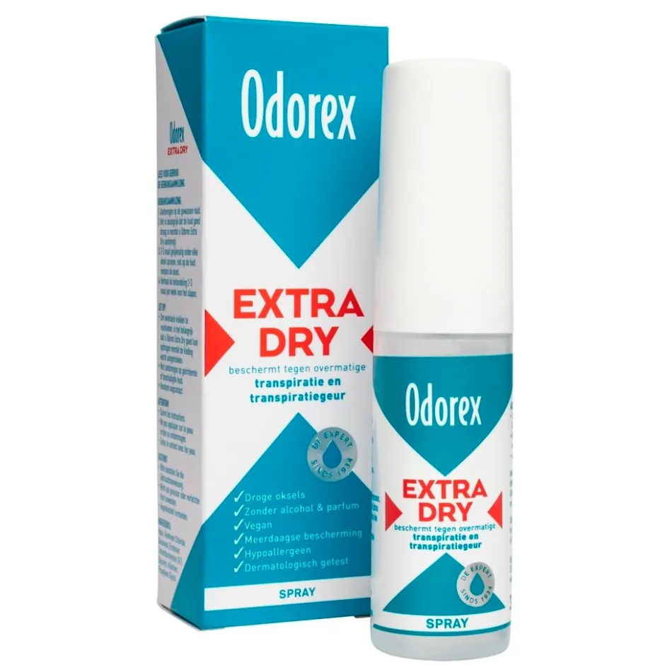Extra Dry Antitranspirant Spray|Odorex Hot
