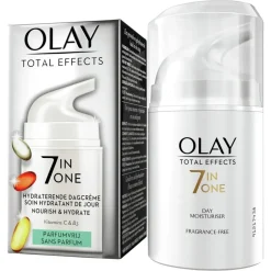 Olay Total Effects 7 In One Hydraterende Parfumvrije Dagcrème< Dagcreme