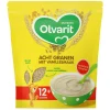 Olvarit 12+M Acht Granen Vanille Ontbijtpap< Babypap