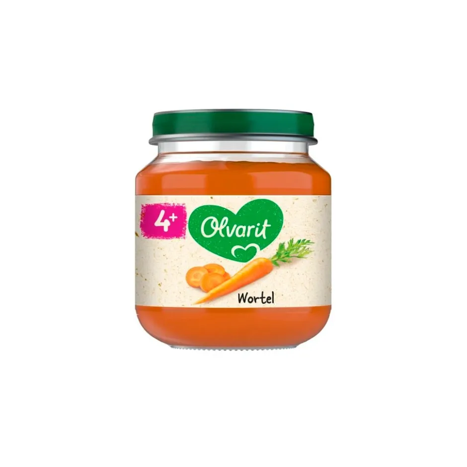 Olvarit 4+M Wortel< Babymaaltijden