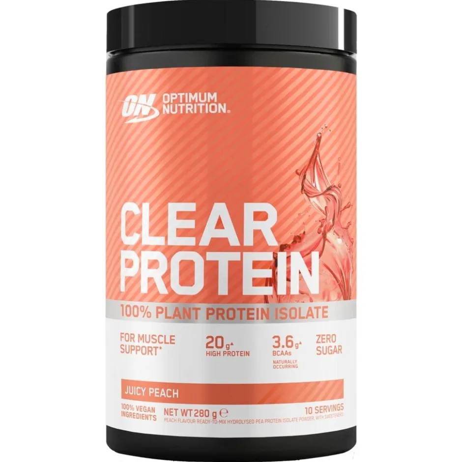 Clear Protein Juicy Peach 100% Plant Protein Isolate|Optimum Nutrition Online