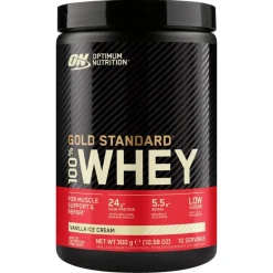 Gold Standard Vanilla Ice Cream 100% Whey Protein|Optimum Nutrition Outlet