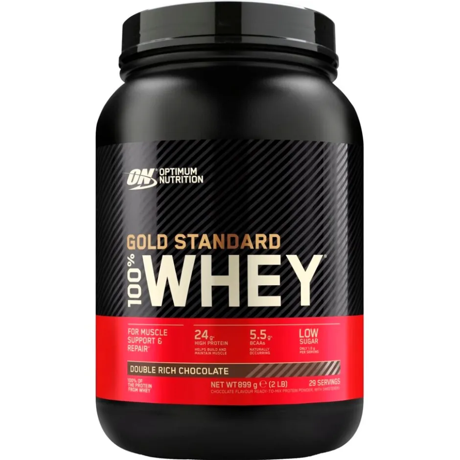 Optimum Nutrition Gold Standard Double Rich Chocolate 100% Whey Protein Powder< Proteine Eiwit Poeders