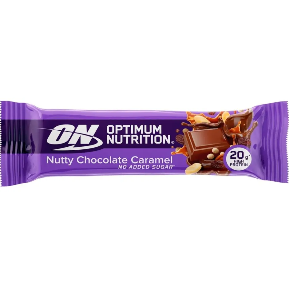 Nutty Chocolate Caramel Proteïnereep|Optimum Nutrition