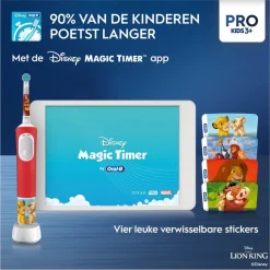 Oral B Oral-B Disney the Lion King Special Edition Elektrische Tandenborstel< Elektrische Tandenborstels