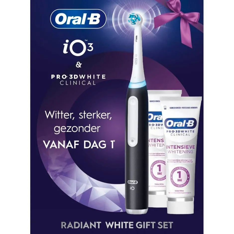 Oral-B iO Series 3 Radiant White Elektrische Tandenborstel Geschenkset|Oral B Outlet