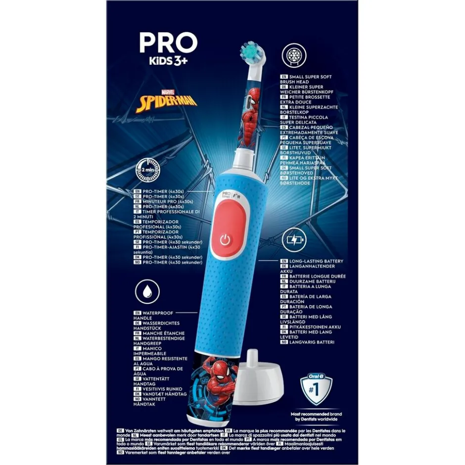 Oral B Oral-B Pro Kids Spiderman Elektrische Tandenborstel< Elektrische Tandenborstels