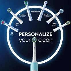 Oral B Oral-B Pro Series 1 Caribbean Blue Sensitive Elektrische Tandenborstel< Elektrische Tandenborstels