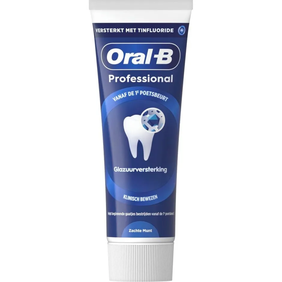 Oral-B Professional Glazuurversterking Zachte Munt Tandpasta|Oral B Outlet
