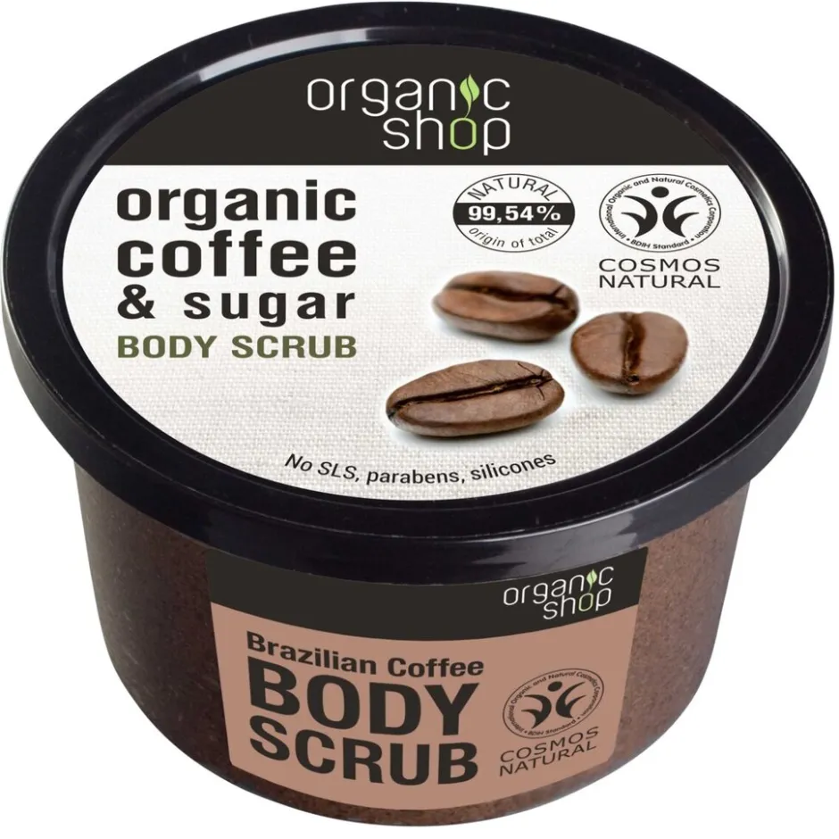 Organic Shop Brazilian Coffee Bodyscrub< Scrub