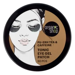 Organic Shop Pu-Erh Tea & Caffeine Tonic Eye Gel Patch< Gezichtsmaskers