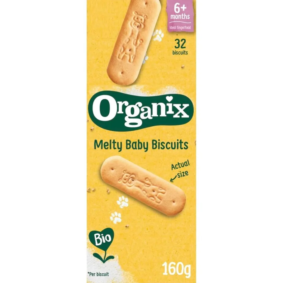 Organix Bio 6M+ Melty Baby Biscuits< Babytussendoortjes