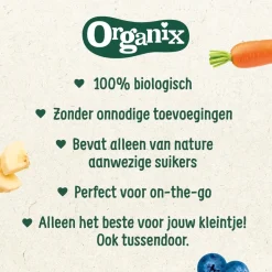 12+M Havermout, Abrikoos & Banaan Knijpfruit|Organix