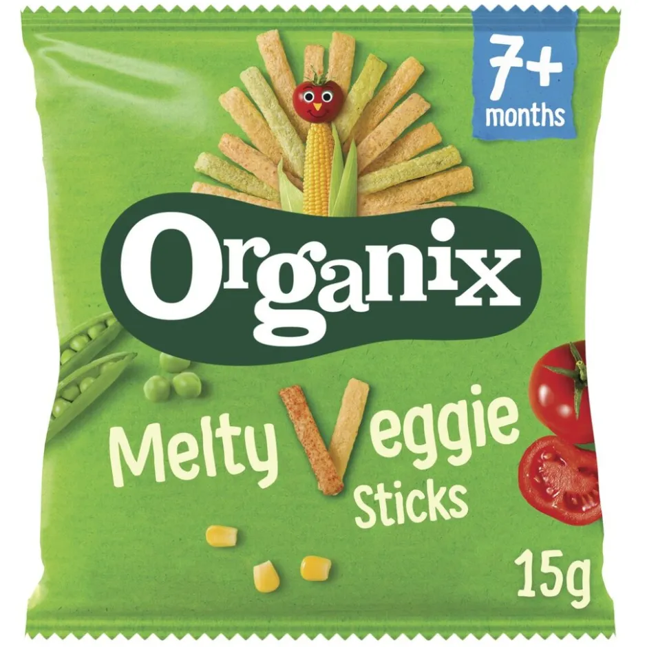 7+M Melty Veggie Groentesticks|Organix Hot