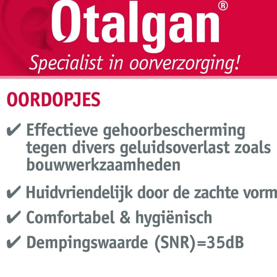 Otalgan Comfort Oordopjes< Oor En Mond