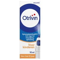 Otrivin Xylometazoline HCI 0,5 mg/ml Neusspray Voor Kinderen< Luchtwegen