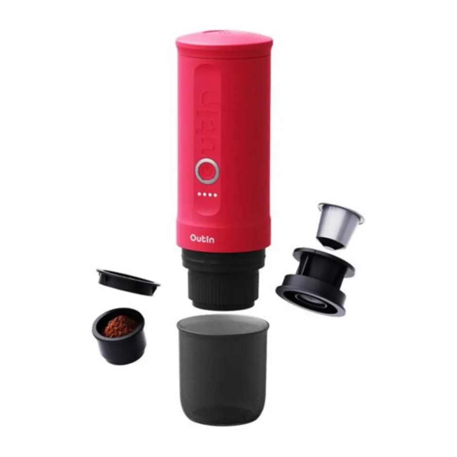 Nano Draagbare Espressomachine - Roze|OutIn
