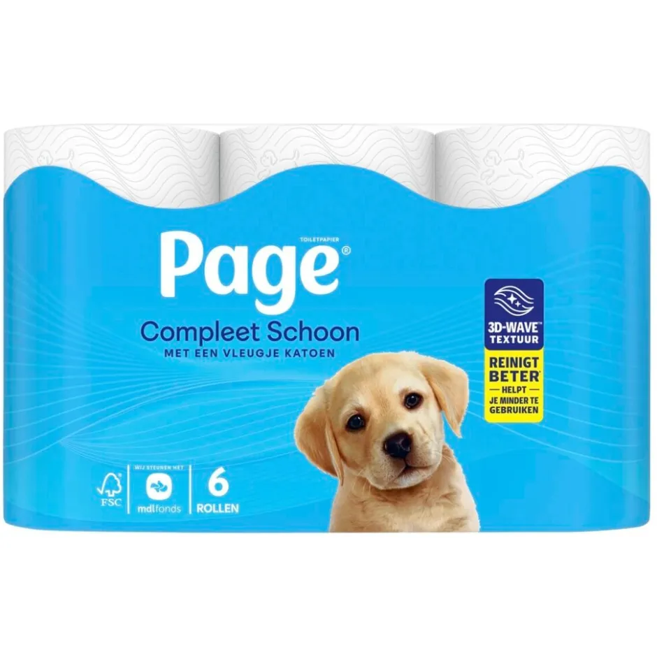 Compleet Schoon Toiletpapier|Page Clearance