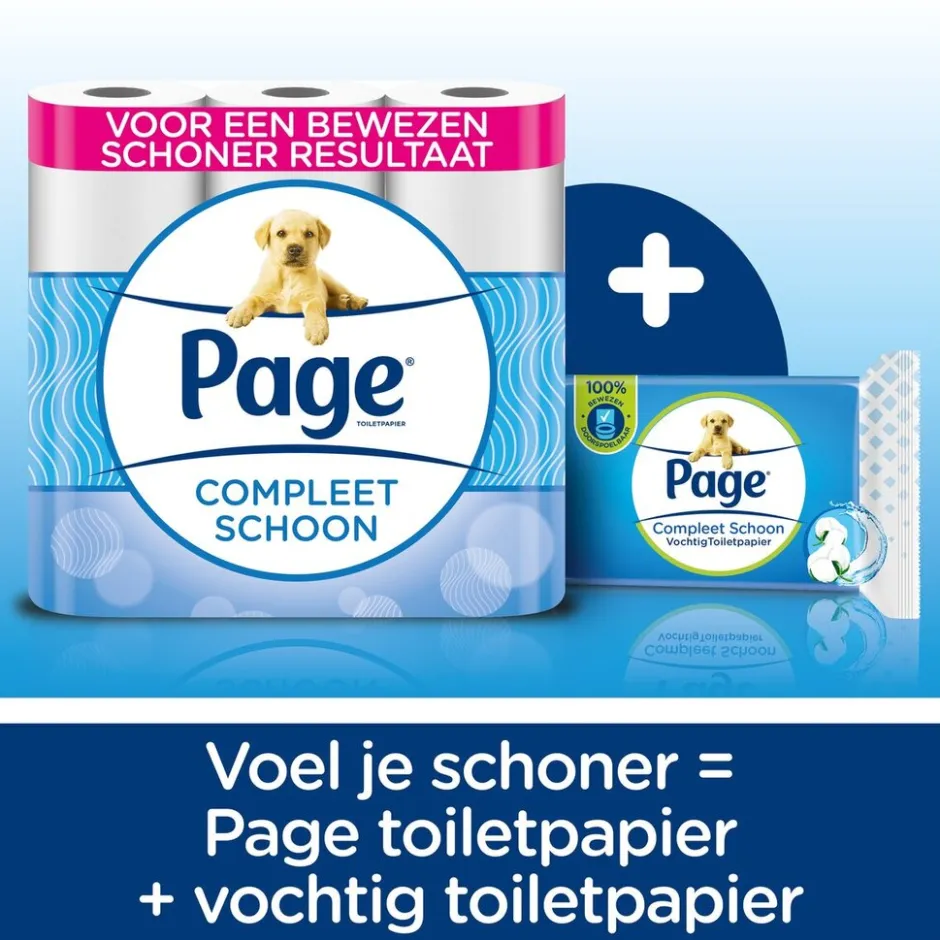 Compleet Schoon Toiletpapier|Page Clearance