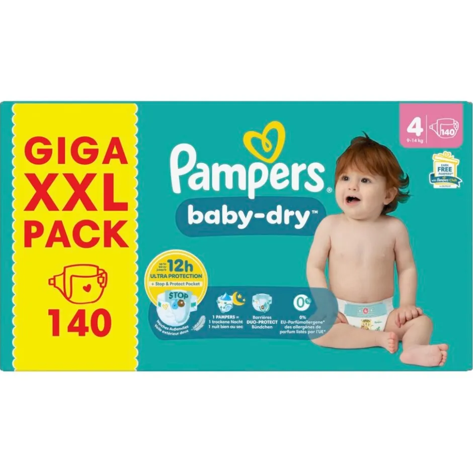Baby-Dry Maat 4 Luiers|Pampers Outlet