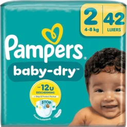 Baby-Dry Maat 2 Luiers|Pampers Clearance
