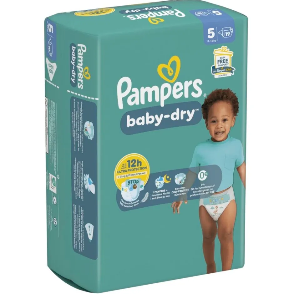 Pampers Baby-Dry Maat 5 Luiers< Luiers Maat 5
