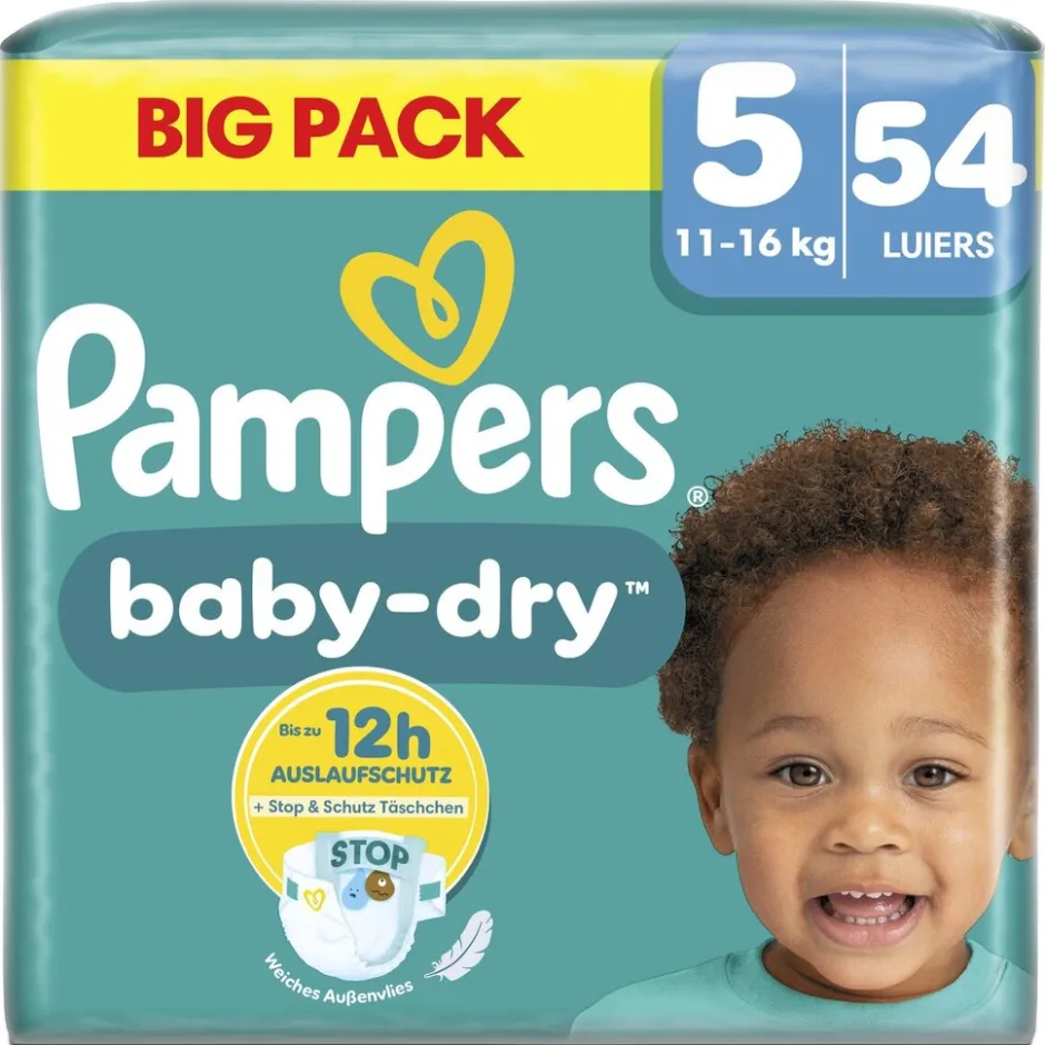 Pampers Baby-Dry Maat 5 Luiers< Luiers Maat 5