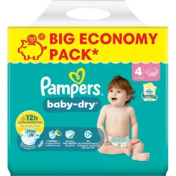Baby-Dry Maat 4 Luiers|Pampers Discount