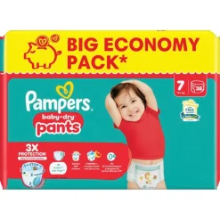 Pampers Baby-Dry Pants Maat 7 Luierbroekjes< Luierbroekjes Maat 7