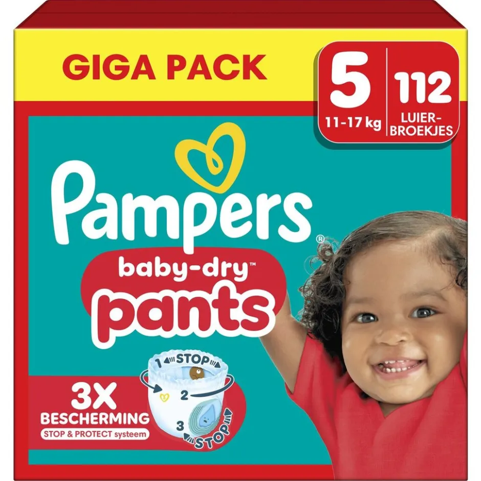 Pampers Baby-Dry Pants Maat 5 Luierbroekjes< Luierbroekjes Maat 5