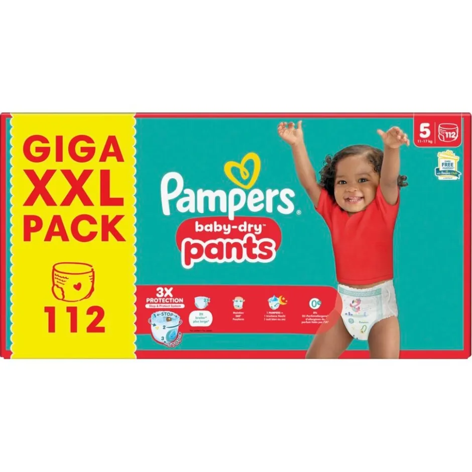 Pampers Baby-Dry Pants Maat 5 Luierbroekjes< Luierbroekjes Maat 5