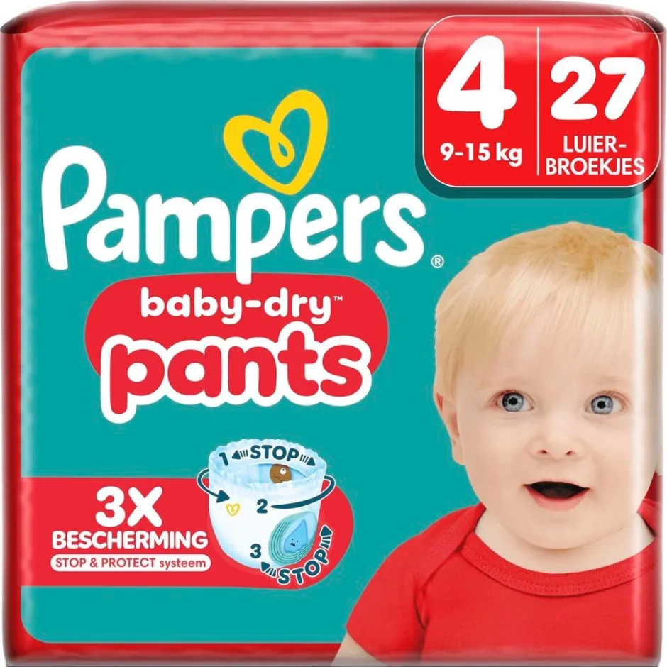 Baby-Dry Pants Maat 4 Luierbroekjes|Pampers Online