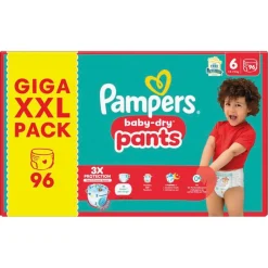 Pampers Baby-Dry Pants Maat 6 Luierbroekjes< Luierbroekjes Maat 6