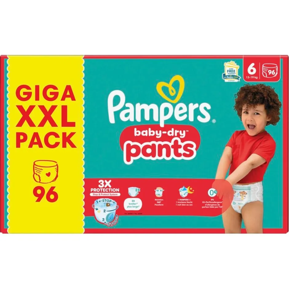 Pampers Baby-Dry Pants Maat 6 Luierbroekjes< Luierbroekjes Maat 6