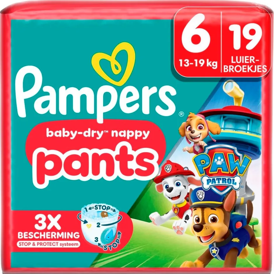 Baby-Dry Paw Patrol Pants Maat 6 Luierbroekjes|Pampers Sale