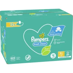 Pampers Fresh Clean Billendoekjes< Billendoekjes