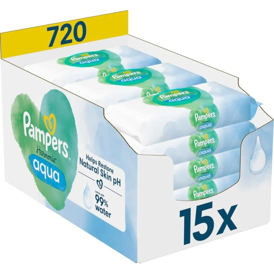 Harmonie Aqua Billendoekjes|Pampers Online