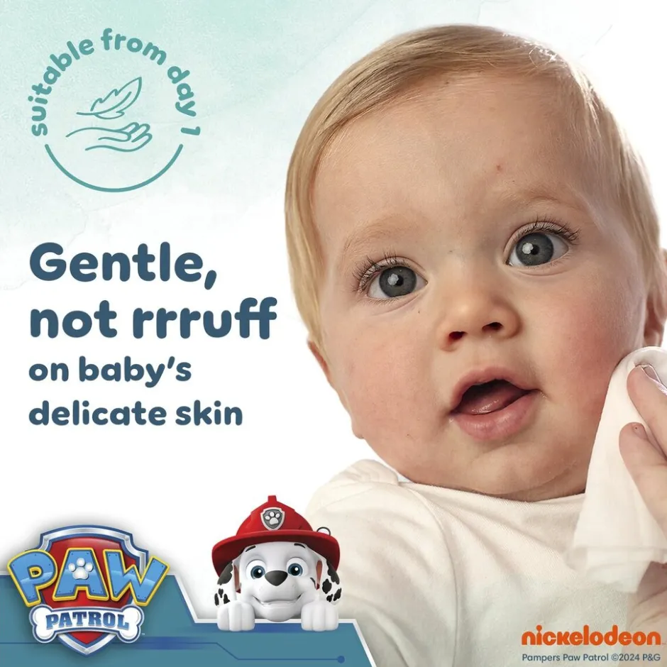 Pampers Harmonie Aqua Paw Patrol Babydoekjes< Billendoekjes